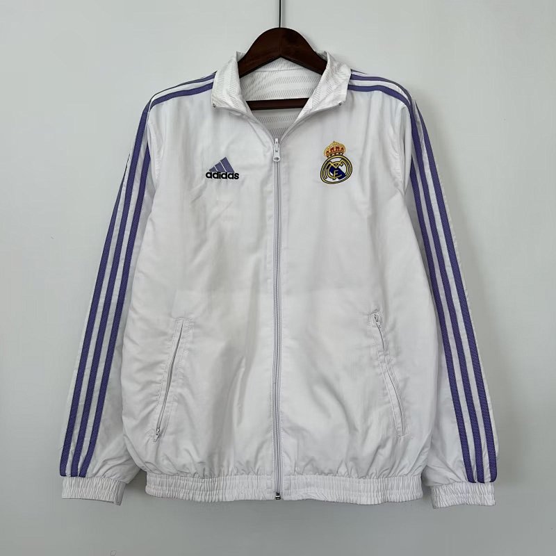 23-24 Real Madrid double-faced Windbreaker Jackets