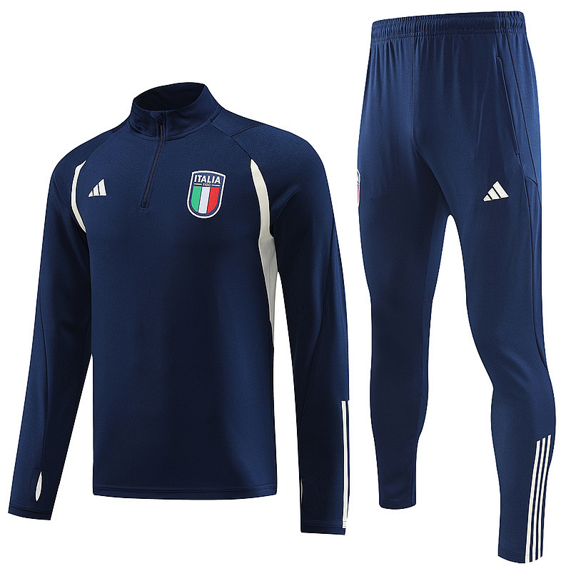 23-24 Italy Blue Long Sleeve Training Suit