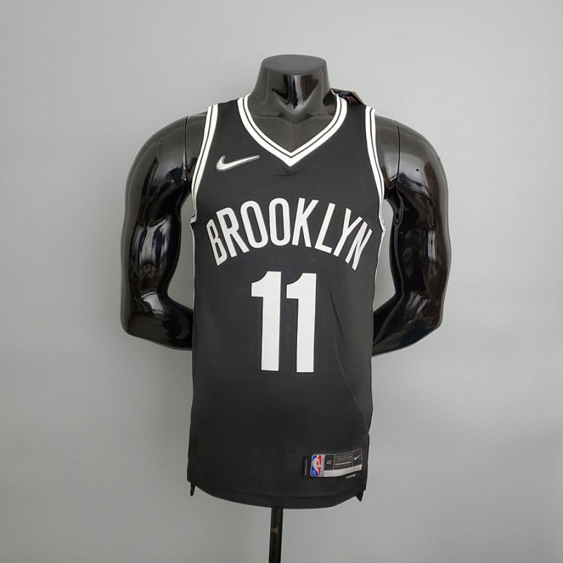 75th Anniversary Nets Black NBA Jersey S-XXL