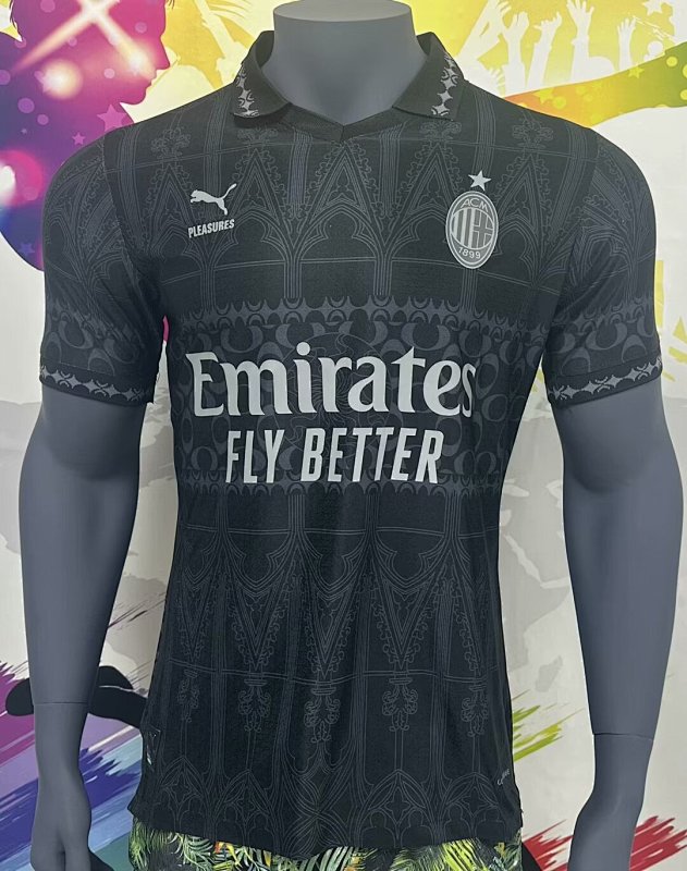 23-24 AC Milan 4th Player Version Jerseys