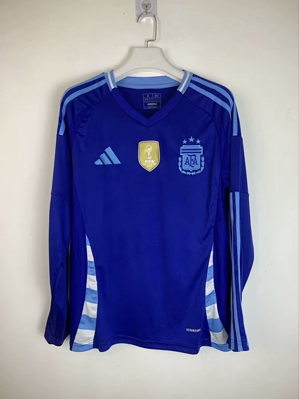 2024 Argentina Away Long Sleeve Jerseys