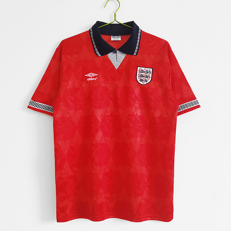 1990 England Away Retro Jerseys