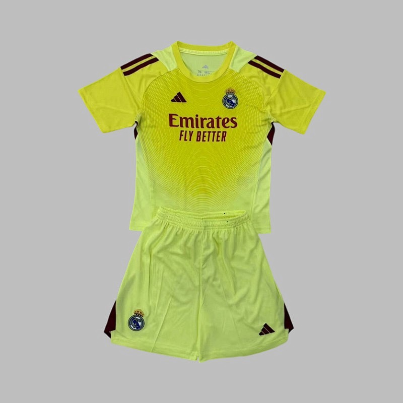 25-26 Real Madrid Goalkeeper Kids Jerseys