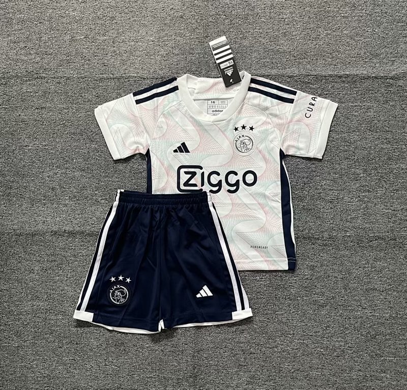 23-24 Ajax Away Kids Jerseys