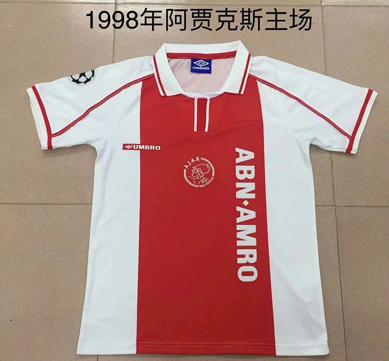 1998 ajax retro jersey