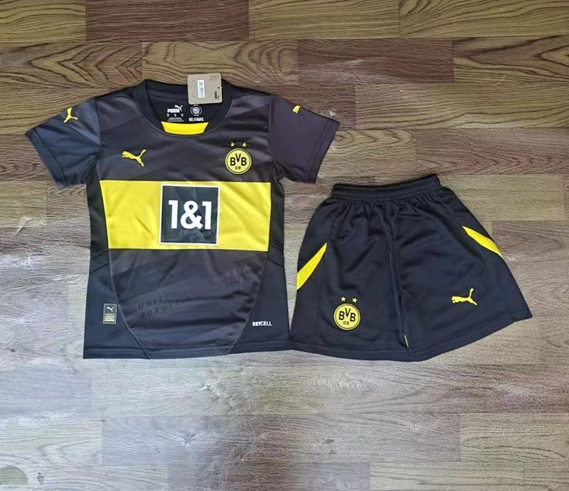 24-25 Dortmund Away Kids Jerseys