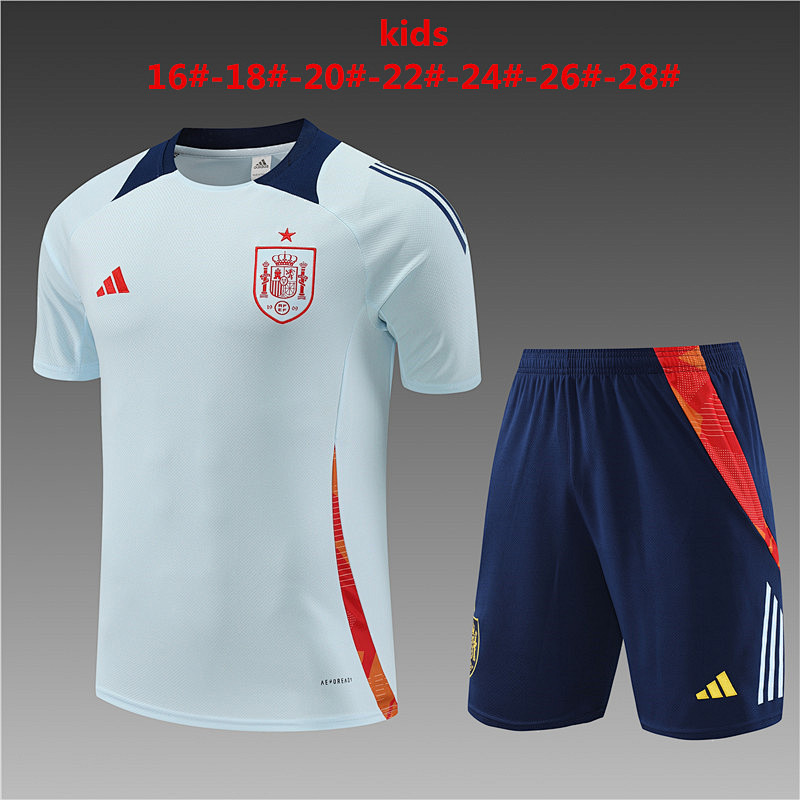 2024 Spain Kids Training Jerseys