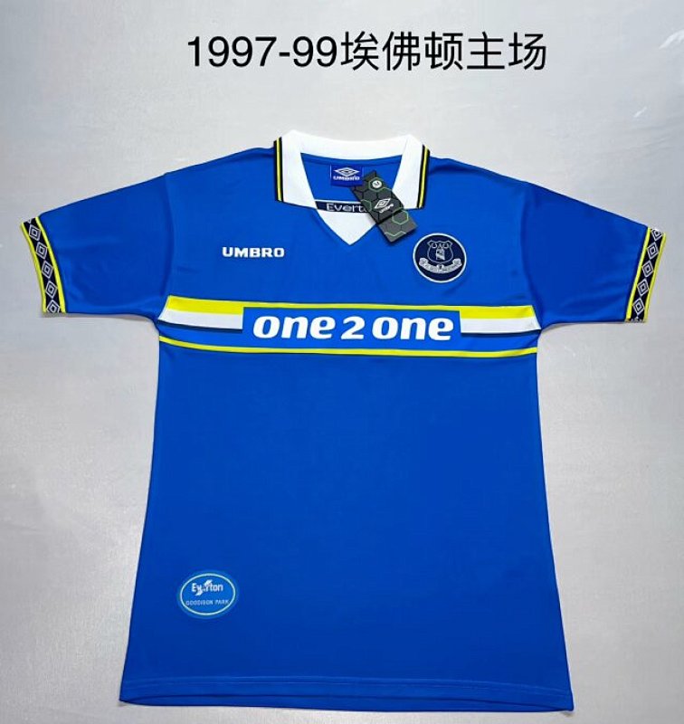 1997-99 Everton Home Retro Jerseys