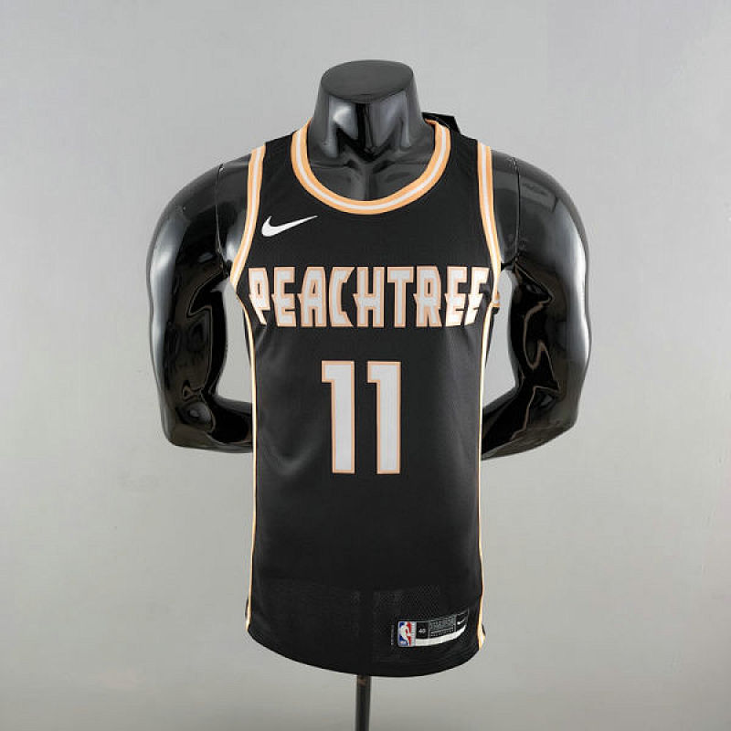 Atlanta Hawks Young #11 Limited Black NBA Jersey S-XXL