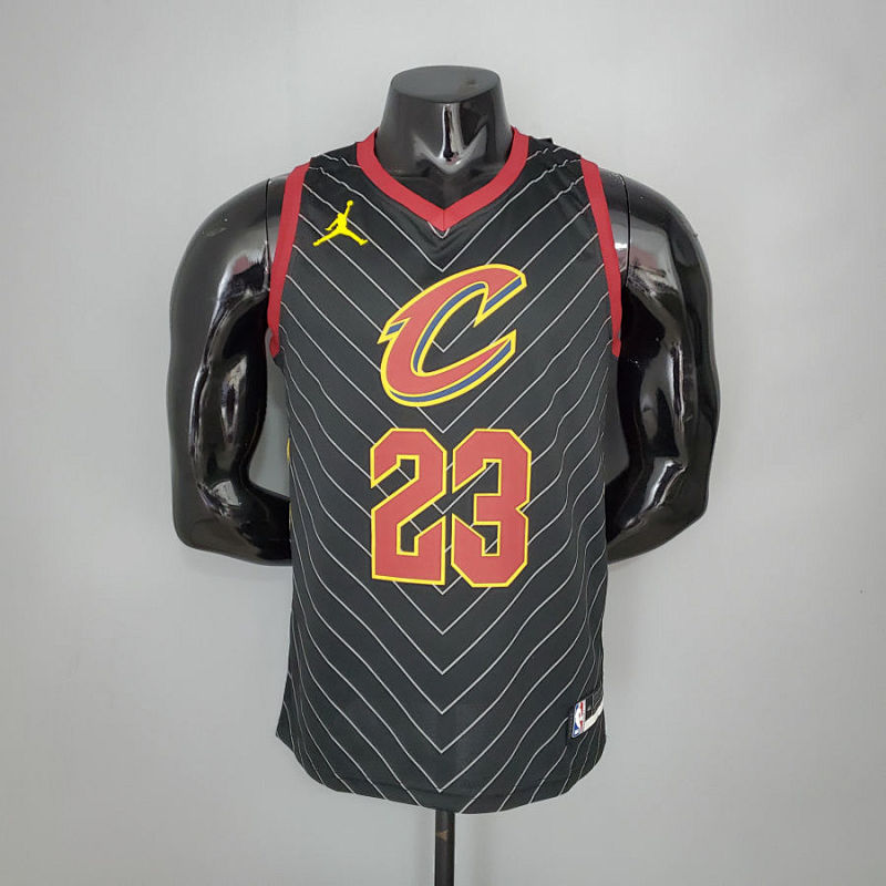 2021 JAMES#23 Cavaliers JORDAN Theme Limited Edition Black NBA Jersey S-XXL