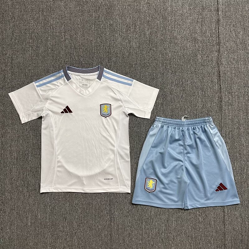 24-25 Aston Villa Away Kids Jerseys