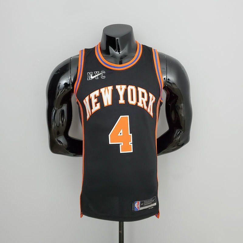 2022 Season Rose#4 Knicks Urban Edition Black NBA Jersey S-XXL