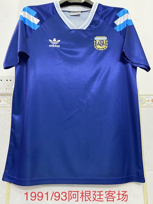 1991-93 Argentina Away Retro Jerseys