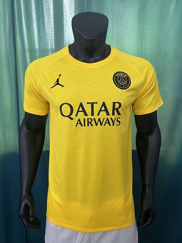 23-24 Paris Yellow Player Version Jerseys