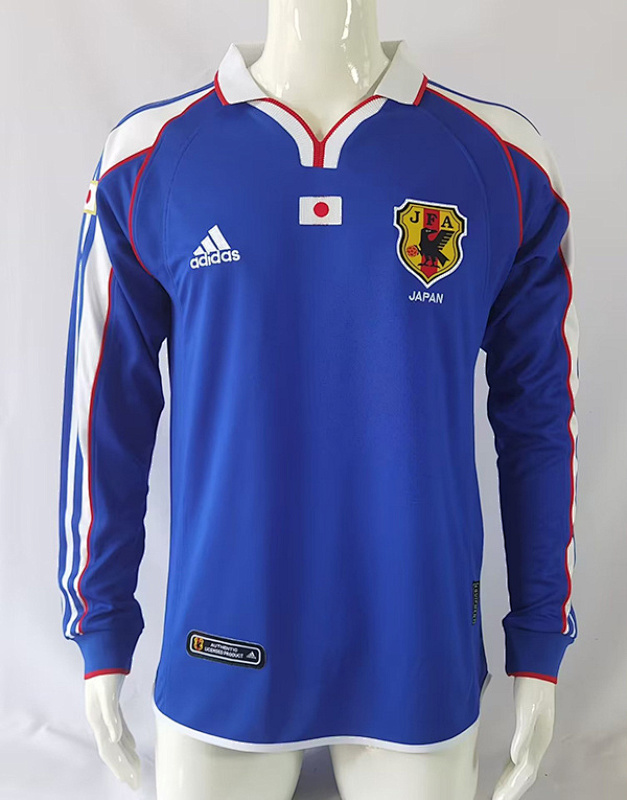 2000 Japan Home Retro Long Sleeve Jerseys