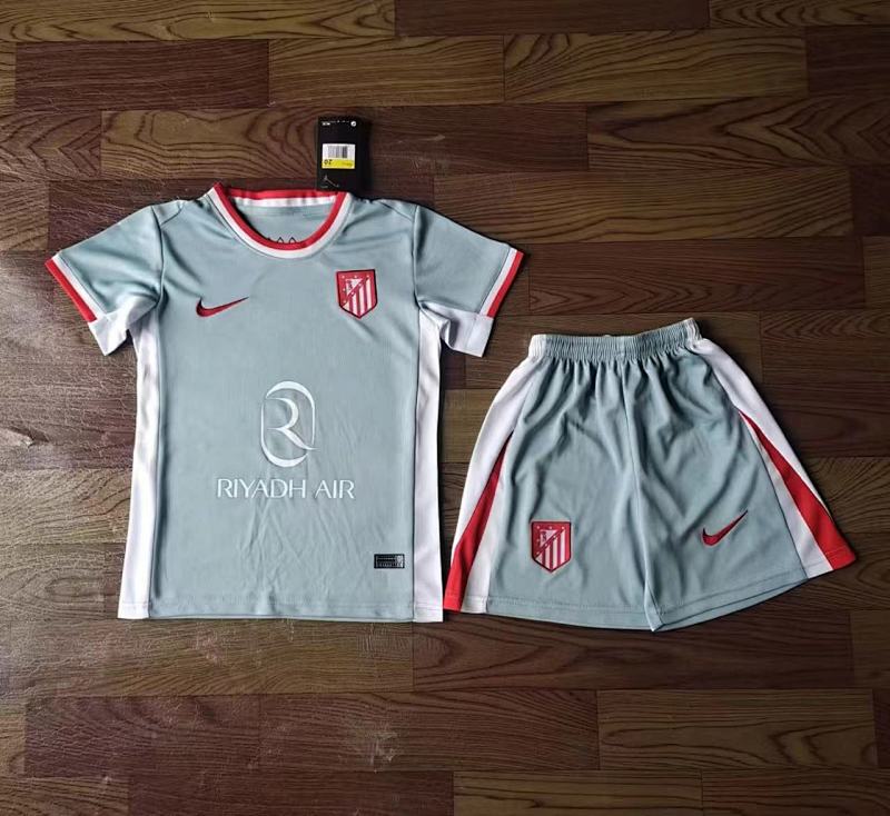 24-25 Atletico Madrid Away Kids Jerseys