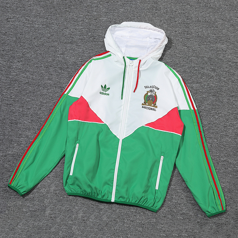 2024 Mexico Windbreak Hoodies Jackets