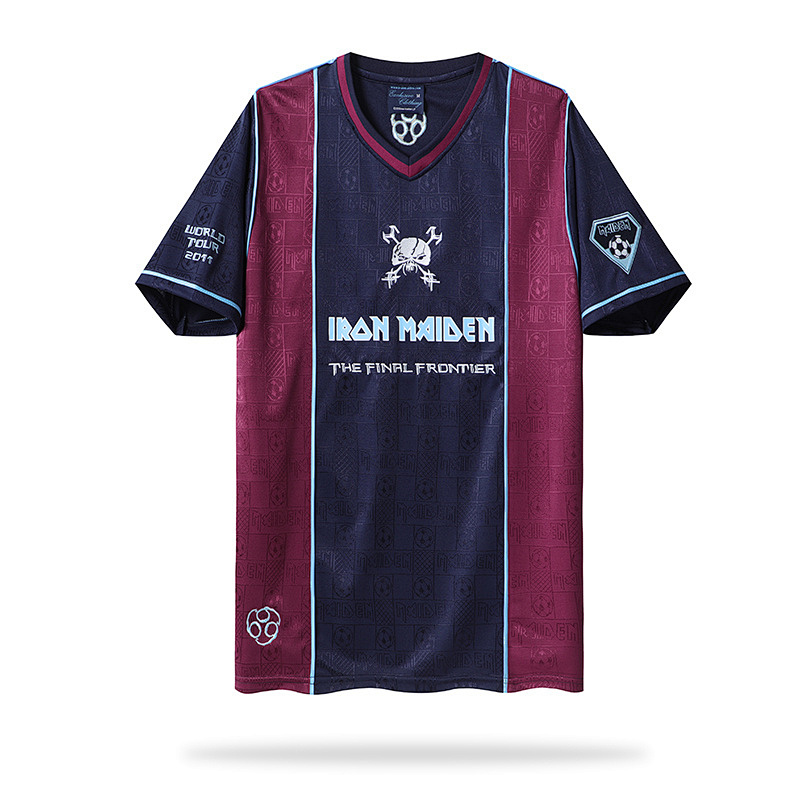 2011 Iron Maiden Home Retro Jerseys