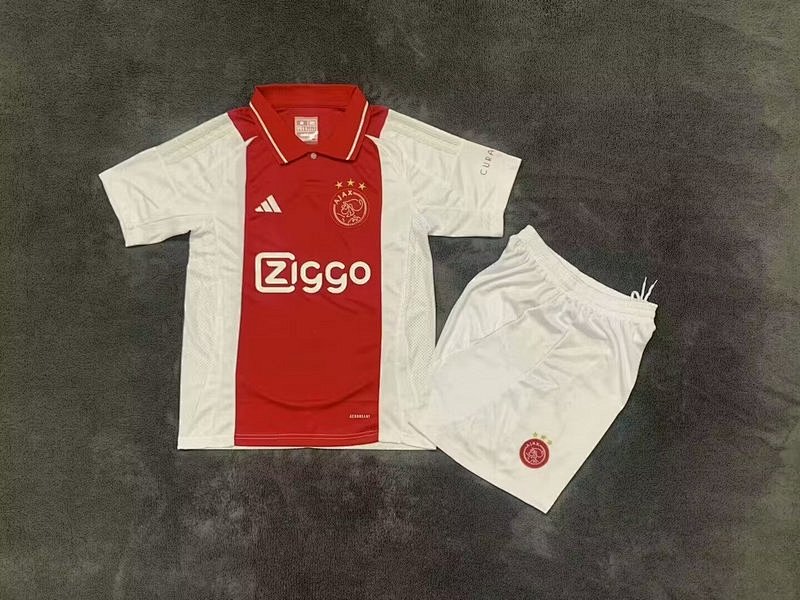 24-25 Ajax Home Kids Jerseys