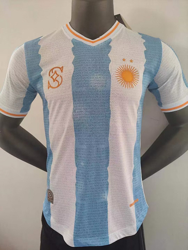 Argentine Commemorative Edition Player Version Jerseys