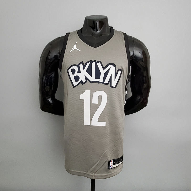 Nets Harris#12 Flyers Grey NBA Jersey S-XXL