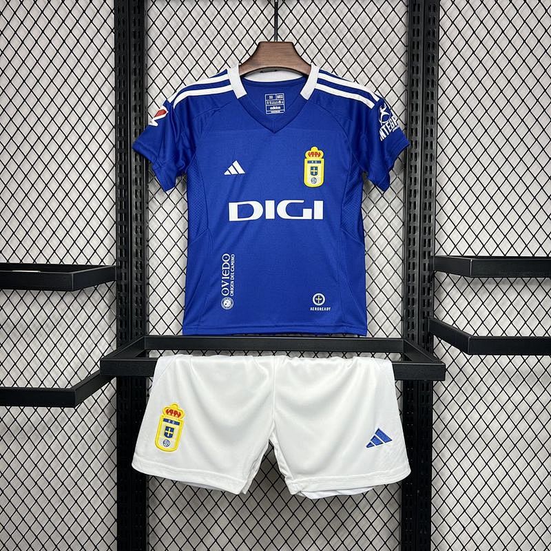 24-25 Real Oviedo Home Kids Jerseys