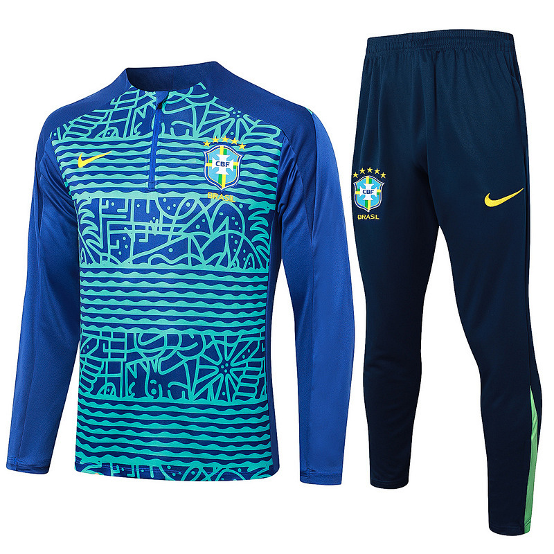 2024 Brazil Long Sleeve Training Suit