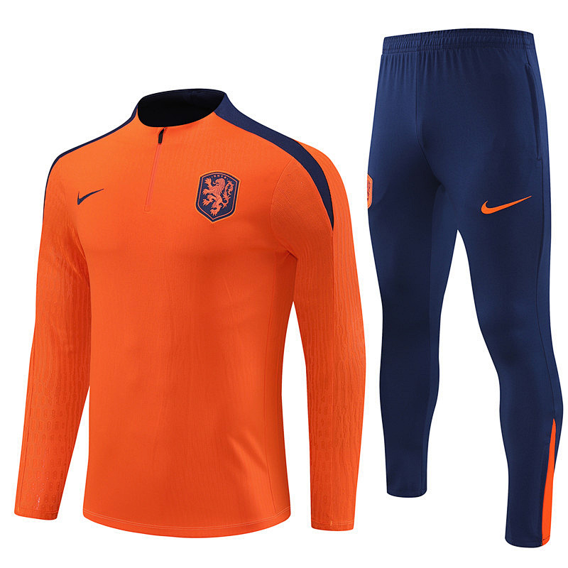 2024 Netherlands Player Long Sleeve Training Suit