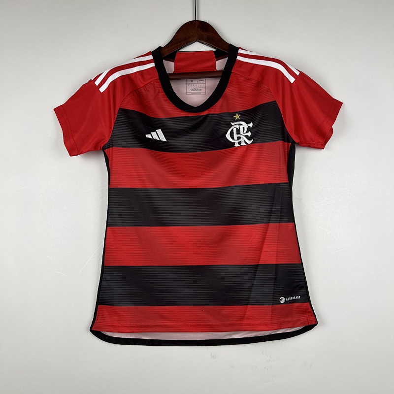 23-24 Flamengo Home Woman Jerseys