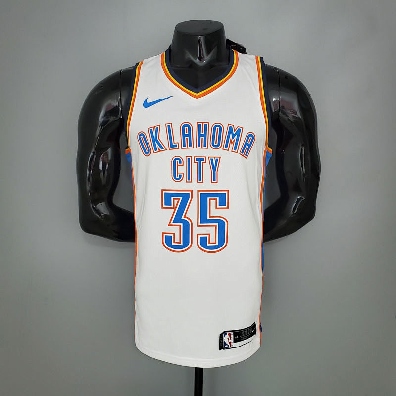 DURANT#35 Thunder White NBA Jersey S-XXL