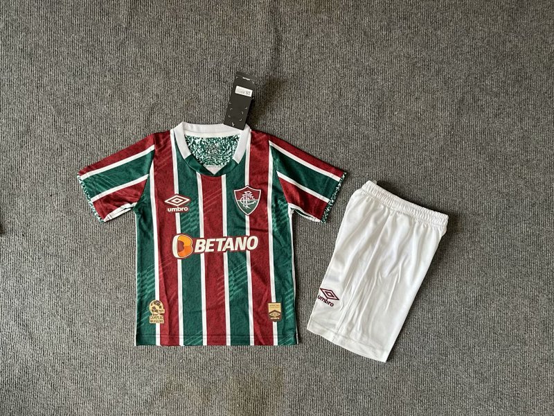24-25 Fluminense Home Kids Jerseys