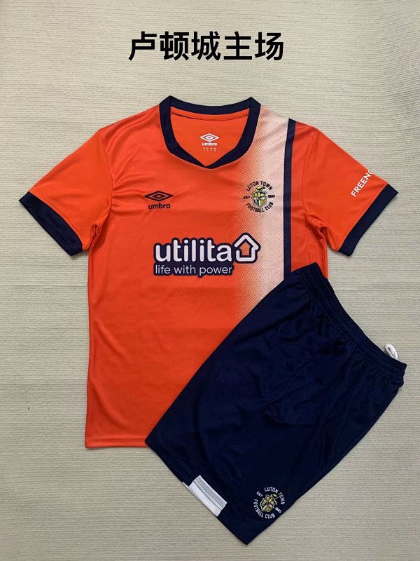 23-24 Luton Home Kids Jerseys