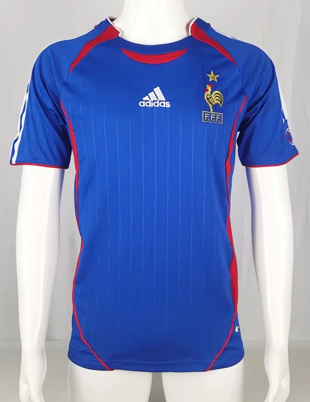 2006 France Home Retro Jerseys