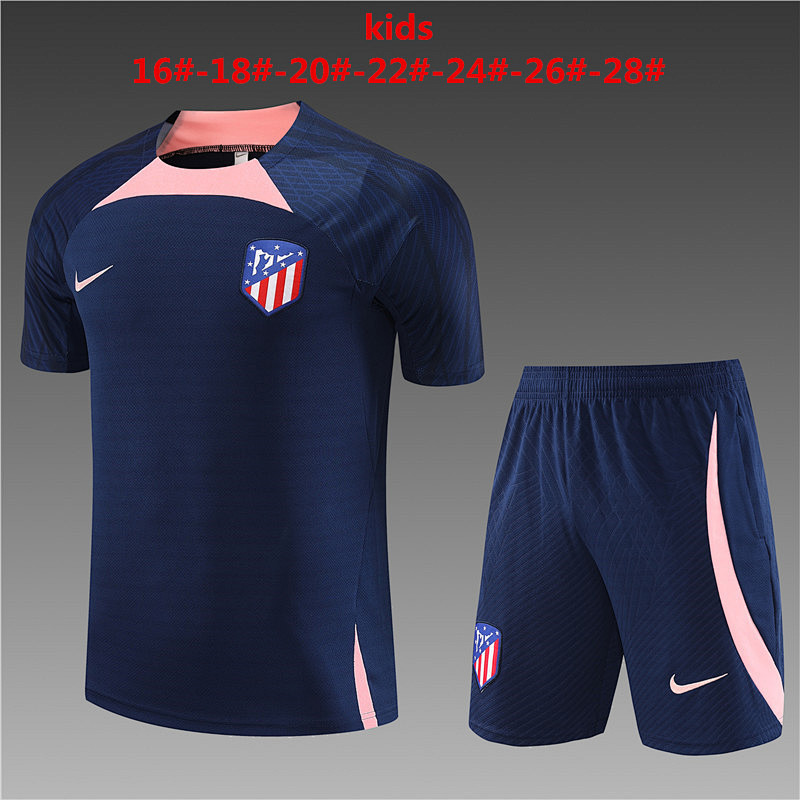 23-24 Atletico Madrid Kids Training Jerseys