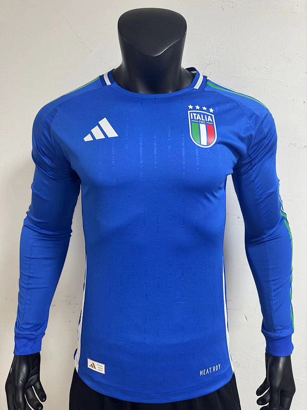 24-25 Italy Home Player Version Long Sleeve Jerseys