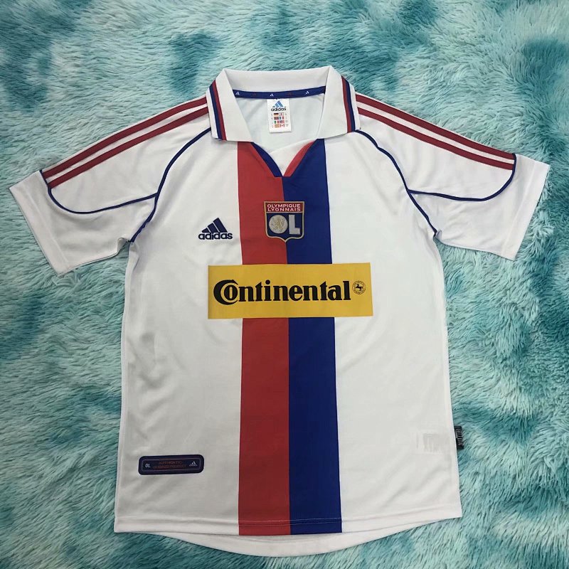2000-01 Lyon Home Retro Jerseys
