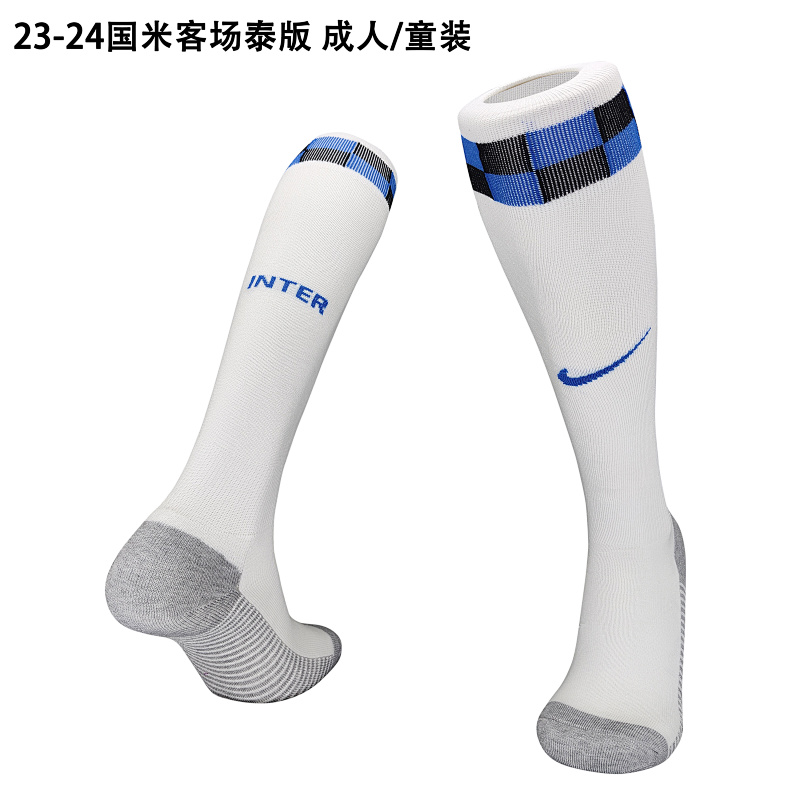 23-24 Inter Milan Away Adult and Kids Socks