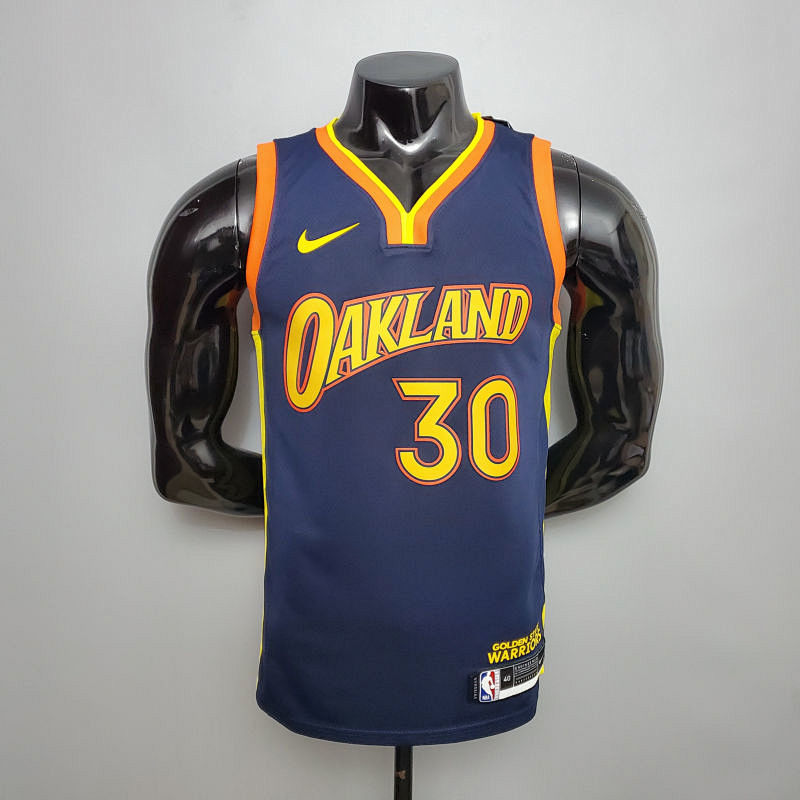 New Warriors CURRY#30 City Edition Royal Blue S-XXL