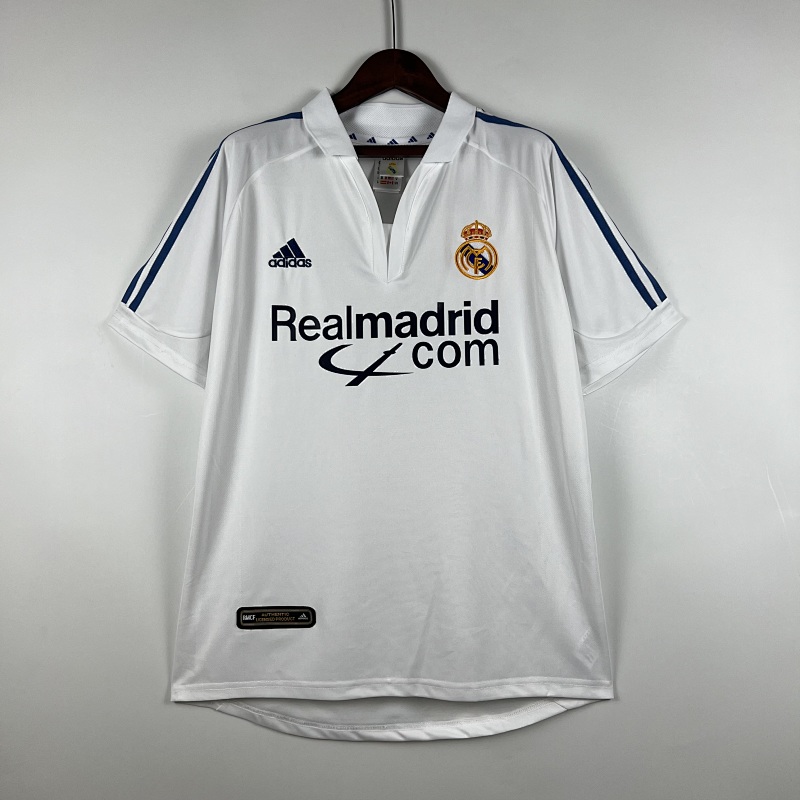 2001-02 Real Madrid Home Retro Jerseys