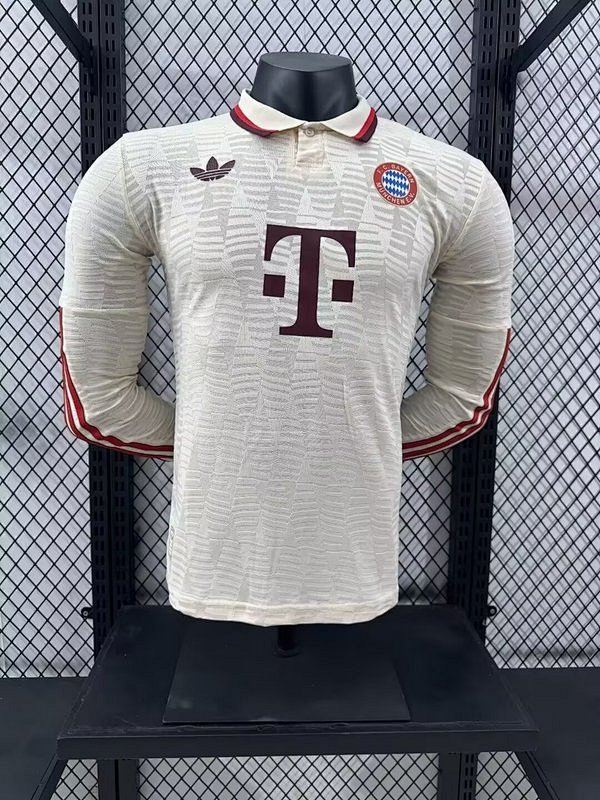 24-25 Bayern Third Player Version Long Sleeve Jerseys