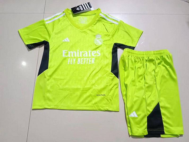 23-24 Real Madrid Goalkeeper Kids Jerseys
