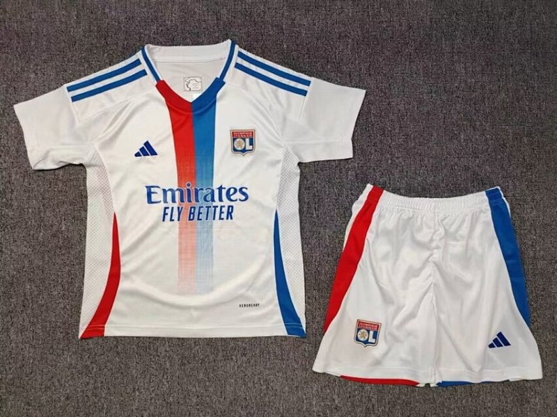 24-25 Lyon Home Kids Jerseys