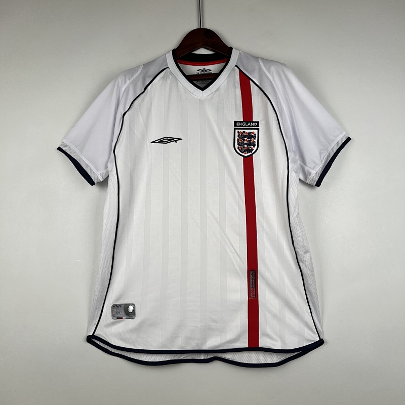 2002 England Home Retro Jerseys