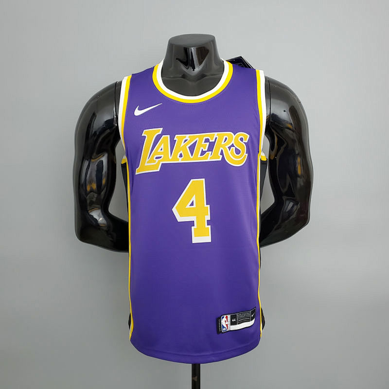 Lakers Rondo#4 Crew Neck Purple (Flyers) NBA Jersey S-XXL