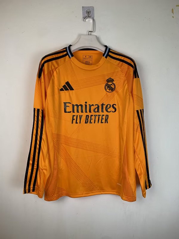 24-25 Real Madrid Away Long Sleeve Jerseys