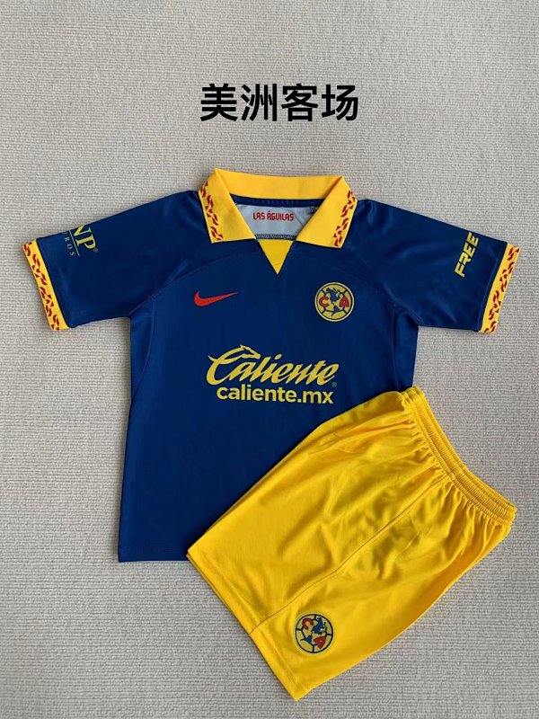 23-24 Club America Away Kids Jerseys