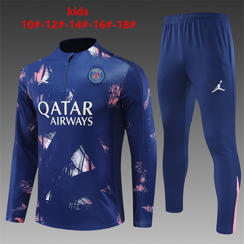 24-25 Paris Kids Long Sleeve Training Suit