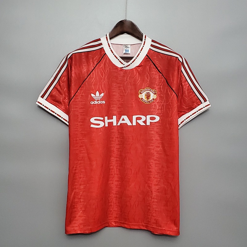 1990-92 M-anchester U-nited Home Retro Jerseys