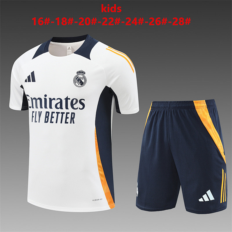 24-25 Real Madrid Training Kids Jerseys