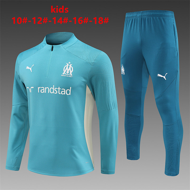24-25 Marseille Kids Long Sleeve Training Suit